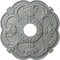 Ekena Millwork Rotherham Ceiling Medallion (Fits Canopies up to 3 1/2"), 18"OD x 3 1/2"ID x 1 1/2"P, Primed White CM17RO - alternate 1